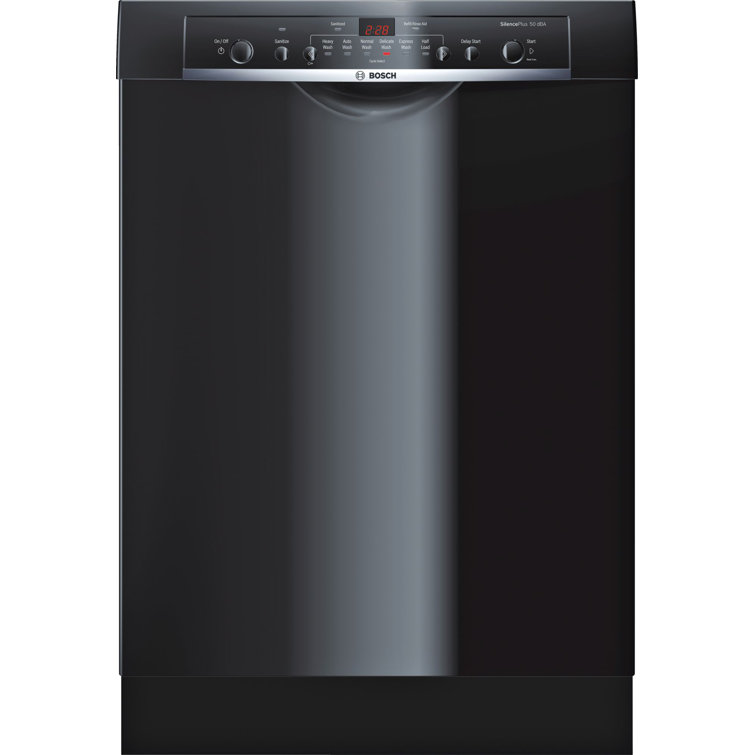 Bosch Ascenta® 24" 50 Decibel dBA BuiltIn Front Control Dishwasher